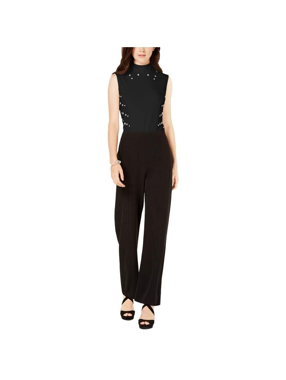 Xoxo Juniors Grommet Mock Neck Jumpsuit Size 2XL